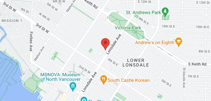 map of 1504 110 W 4TH STREET